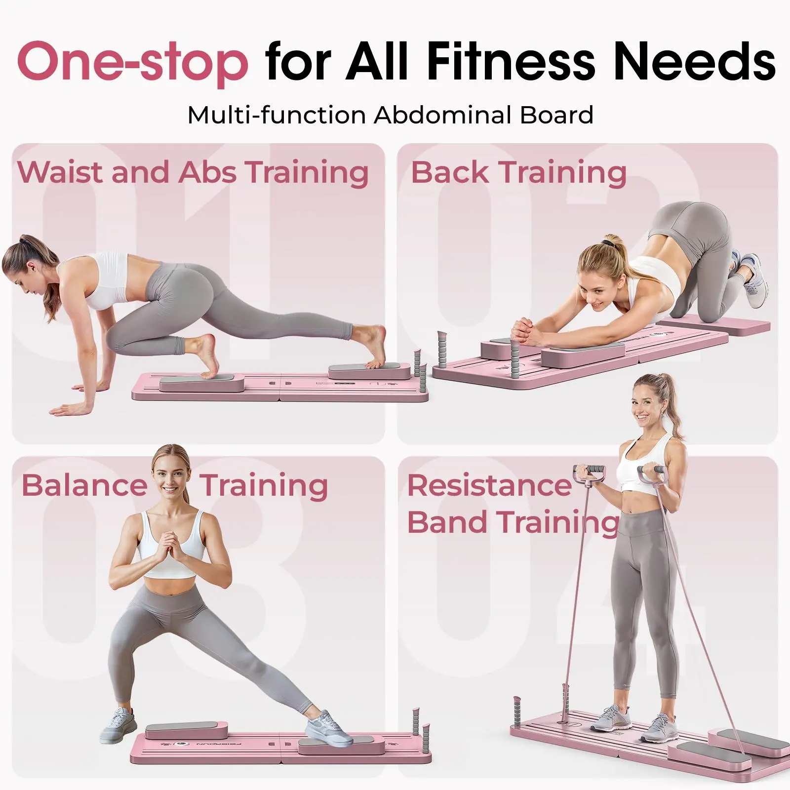 Foldable Pilates Board Multifu - Pilate Yoga Workout 评论和价格