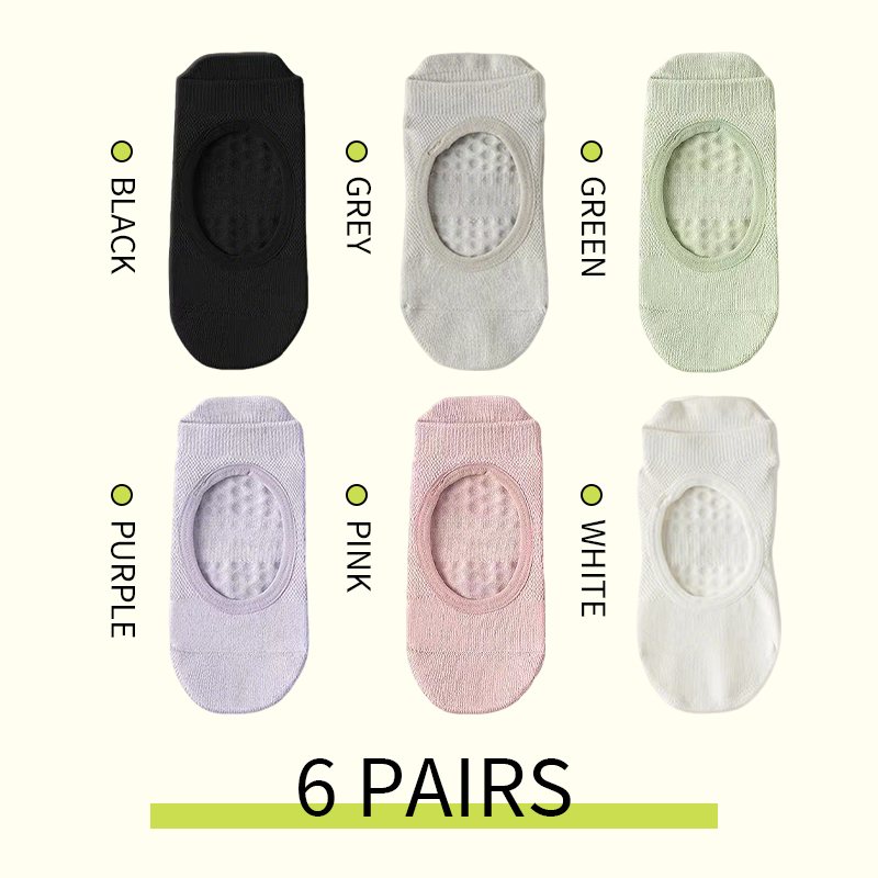 2/12PC Backless Non-slip Fitne - Medias Para Pilates Y Yoga 评论和价格