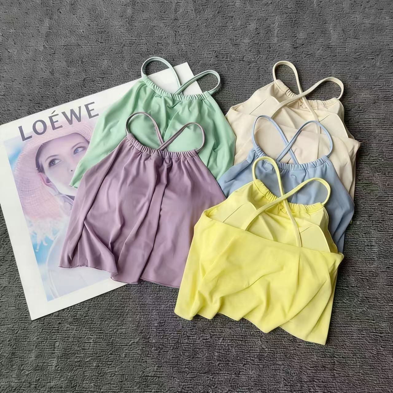 Mesh 2‑in‑1 Halter Sports Tank - Pilate Yoga Workout 评论和价格